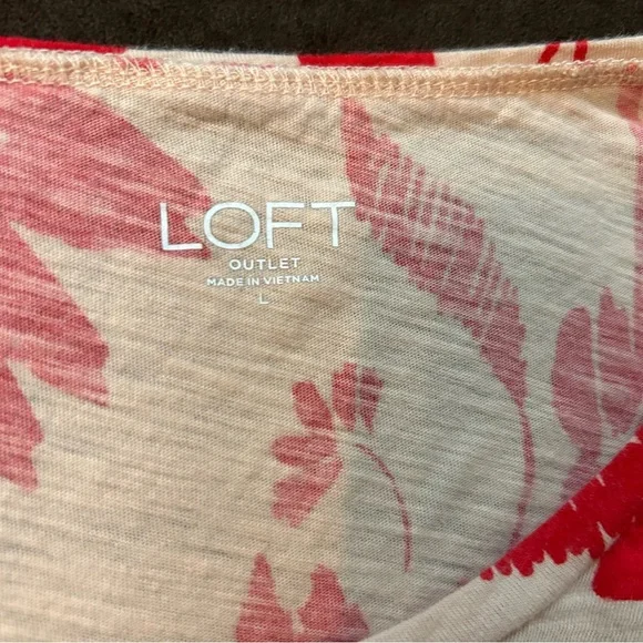 LOFT Floral Women's Top - Picture 5 of 6